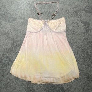 Free People strapless shirt with halter ties - Size Medium